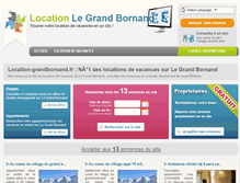 Tablet Screenshot of location-grandbornand.fr